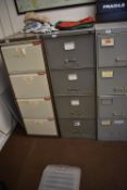 *Triumph Grey Four Drawer Foolscap Filing Cabinet