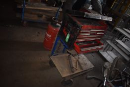 *Mechanics Top Box on Rolling Trolley and Contents