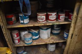 *Contents of Cupboard to Consist of Various Paints