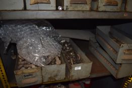 *Contents of Shelf to Include Various Nuts, Bolts,