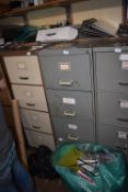 *Grey Four Drawer Foolscap Filing Cabinet