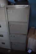 *Four Drawer Foolscap Filing Cabinet (grey)