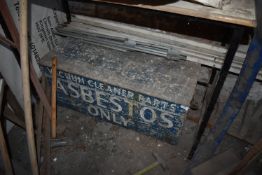 *Wooden Chest Containing Ratchet Straps