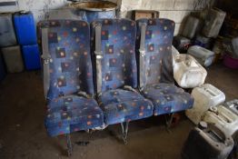 *Set of Three Seat from a Van with Seat Belts