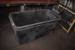 *Black Bin on Wheels