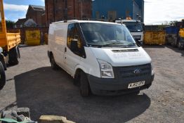 *Ford Transit Short Wheel Base Van, Reg: NJ62 UTV (Contents not included)