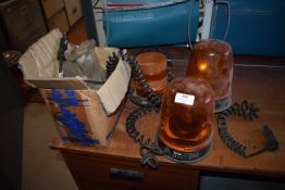 *Three 12v Magnetic Beacons