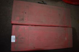 *Two Warning Triangles