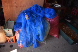 *Large Quantity of Plastic Mesh and Dust Sheets