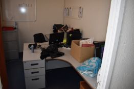 *Contents of Office to Include Two Grey L-Shape De