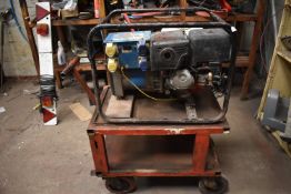 *5kw Genset with Honda 9hp Engine on Heavy Duty Tr