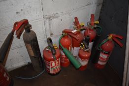 *Six Assorted Fire Extinguishers