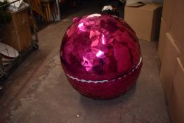 *Giant Christmas Bauble (in two halves)