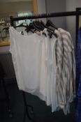 *Ten Assorted Evans White Vest and Grey Stripe Top