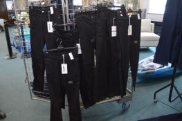 *Six Pairs of Evans Size: 14 Black Jeans and Jeggi