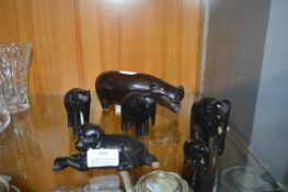 Carved Wooden Animals (AF)