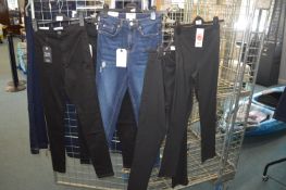 *Five Pairs of Miss Selfridge Petite Jeans Size: 6