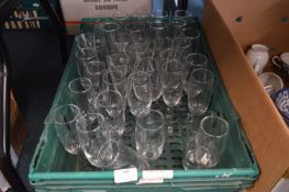 Champagne Flutes and Wine Glasses