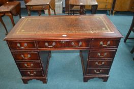 Leather Topped Small Desk