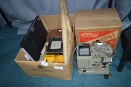 Eumig Vintage Projector plus Slides and Accessorie