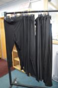 *Fifteen Pairs of Evans Black Trousers Size: 26/28