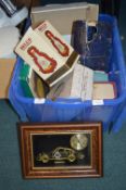 Ringtons Tea Caddies, Boxed Glassware, and Decorat