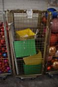 *Cage Containing Decorative Christmas Box of Various Christmas Lights (cage not included)