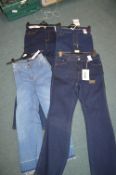 *Four Pairs of Evans Size: 14R Blue Jeans and Jegg