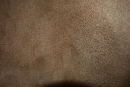 *Roll of Brown Faux Suede Material