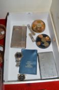Isle of Man Coin Paperweights, Cigarette Cases, Wr