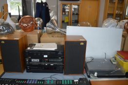 Audio System Comprising Denon Amplifier, CD Player