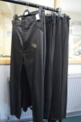 *Ten Pairs of Evans Black Trousers Size: 28