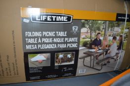 *Life Time 6ft Folding Picnic Table