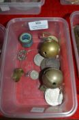 Coinage, Bells, Jewellery, etc.