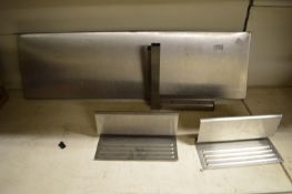 Stainless Steel Shelf with Brackets etc.