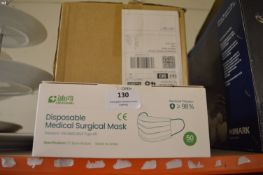 Boxes of Disposable Face Masks