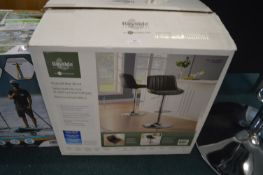 *Bayside Grey Gas-Lift Barstool