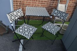 Folding Patio Table & Chairs