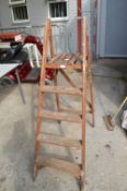 Wooden Folding Step Ladders