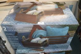 *Elements 2pk Nesting Storage Crates