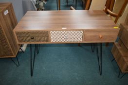 Decorative Three Drawer Side Table (matching previ