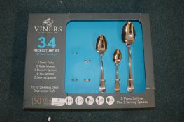 *Viners Stainless Steel Cutlery Set