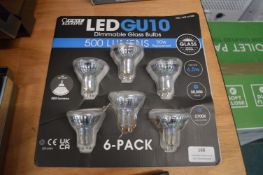 *Feit 500-lumen Dimmable Glass Bulbs 6pk