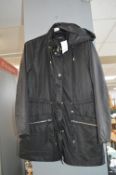 Evens Black Outdoor Jacket Size: 14