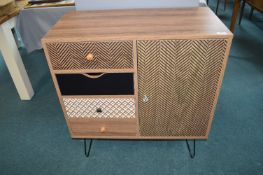 Decorative Storage Cabinet (matching following lot)