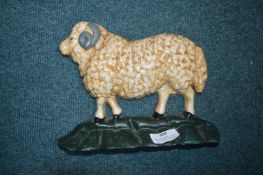 Cast Iron Sheep Door Stop