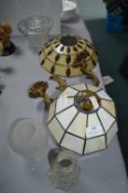 Lead Glass Lampshades etc.