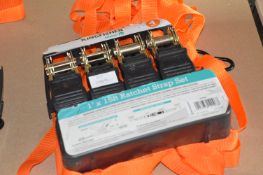 *Kingfisher 15ft 4pk Ratchet Strap Sets