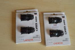 *2x Packs of 2 Orb Barend Flashing Lights