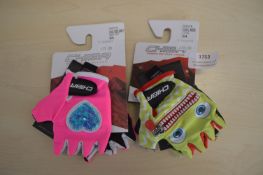 *2x Pairs of Chiba Child’s Cycling Gloves